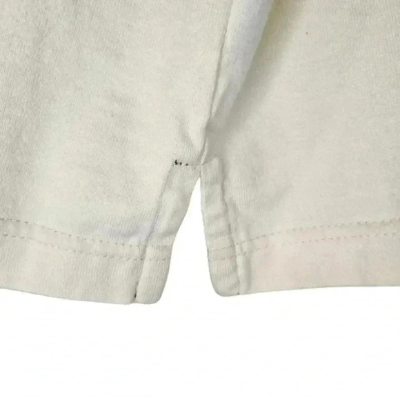 Vintage District 81 Men's Cream and Navy Blue Short Sleeve Polo Shirt Size 2XL - Picture 7 of 12